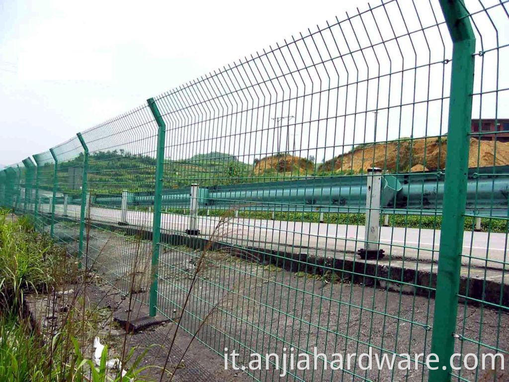 highway metal fence 